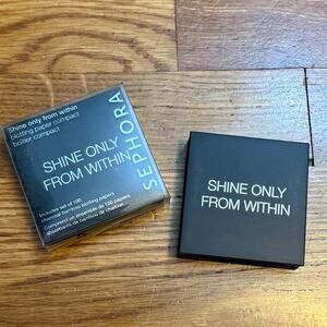Sephora Charcoal Bamboo Blotting Cloths Blotting Paper Compact Mirror Bundle
